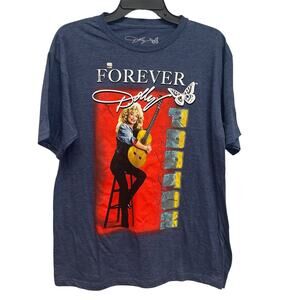 New Dolly Parton Forever Womens Large Cotton Blend Short Sleeve Crew Neck Tee